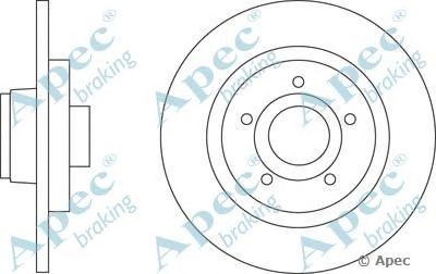 APEC BRAKING dsk2714 -  Тормозной диск